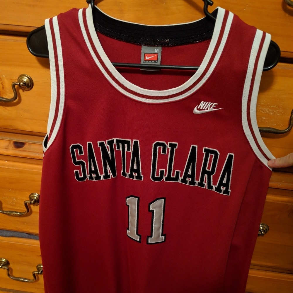 Vintage Steve Nash Santa Clara Broncos Nike jersey